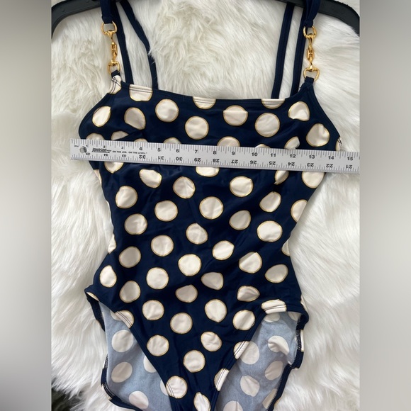 La Blanca vintage one piece swimsuit polka dot size 8 - Picture 6 of 11